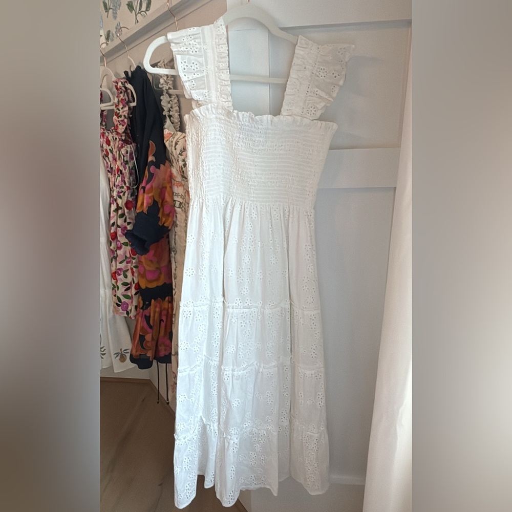 White Eyelet Dress